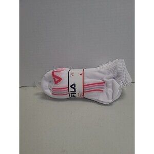 Fila Womens  Quarter 10  Pairs Polyester soft casual socks full comfort SZ 4-10